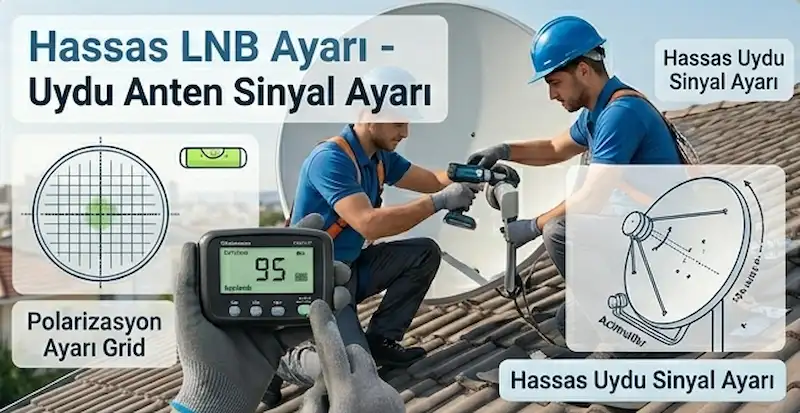 Profesyonel Çanak Anten Ustası ve Uydu Anten Kurulum Hizmeti